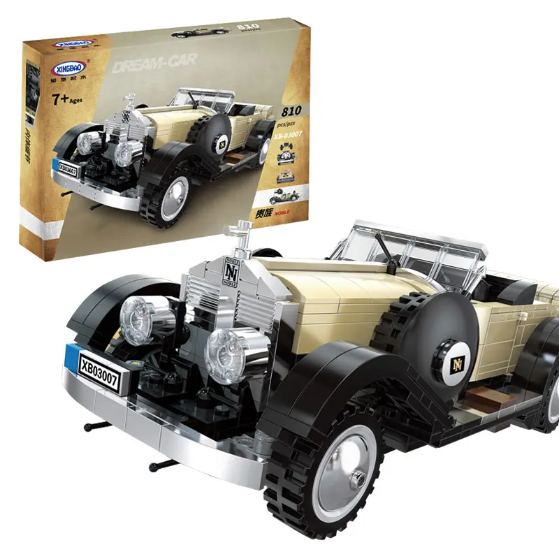IN STOCK XingBao 03007 810Pcs Creative MOC Technic Series The Rolls-Royce Noble Set Children Educational Building Blocks Bricks
IN STOCK XingBao 03007 810Pcs Creative MOC Technic Series The Rolls-Royce Noble Set Children Educational Building Blocks Bricks