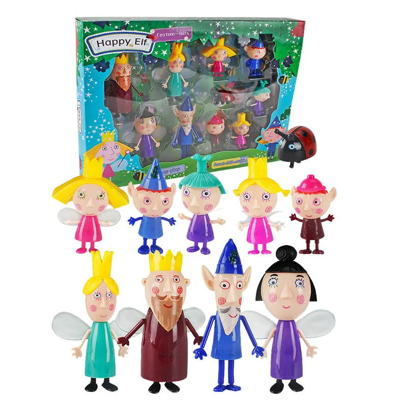 10pcs/set Little Kingdom Ben Holly Anime Figure Set Juguetes PVC Ben And Hollys Little Kingdom Cartoon Figma Toys for Baby gift
10pcs/set Little Kingdom Ben Holly Anime Figure Set Juguetes PVC Ben And Hollys Little Kingdom Cartoon Figma Toys for Baby gift