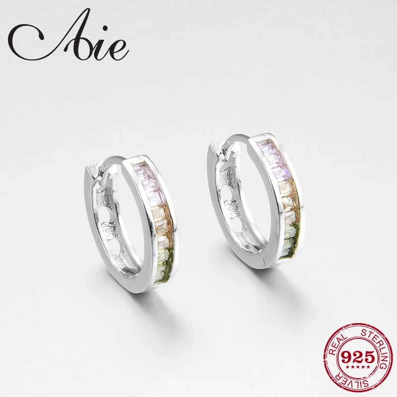 100% real 925 Sterling Silver fashion DIY gift colourful square CZ round shape fine Hoop Earrings luxury Party Jewelry
100% real 925 Sterling Silver fashion DIY gift colourful square CZ round shape fine Hoop Earrings luxury Party Jewelry