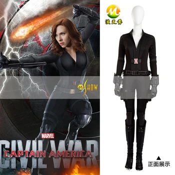 High Quality Captain America Civil War Black Widow Cosplay Costume Captain America 3 Cosplay Dress Halloween Cosplay Free Ship
High Quality Captain America Civil War Black Widow Cosplay Costume Captain America 3 Cosplay Dress Halloween Cosplay Free Ship