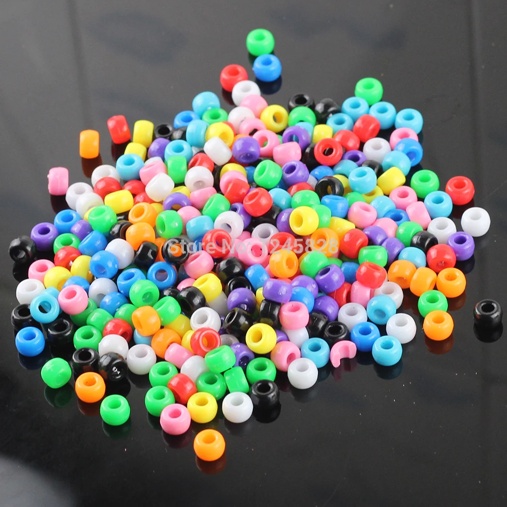 Tassina 1000 pcs 10packs/lot Multicolor Big Hole Beads Charms For DIY Loom Bands Rubber Bracelets Accessories Pandent T69
Tassina 1000 pcs 10packs/lot Multicolor Big Hole Beads Charms For DIY Loom Bands Rubber Bracelets Accessories Pandent T69