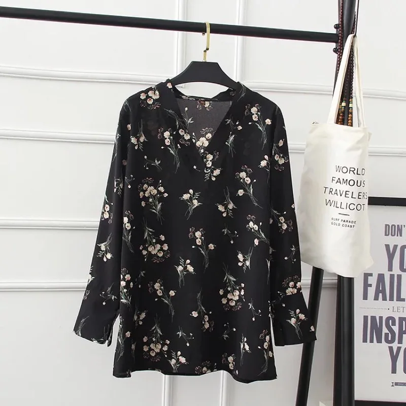Ubetoku 2018Women's Spring Chiffon Blouse Long Sleeve Shirt Sweet Flower Style V-Neck Women Tops 6XL Plus size(T70)
Ubetoku 2018Women's Spring Chiffon Blouse Long Sleeve Shirt Sweet Flower Style V-Neck Women Tops 6XL Plus size(T70)