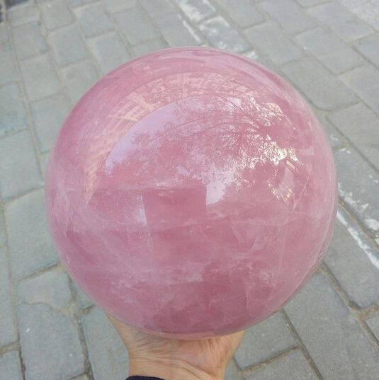 natural Quartz stone Ball + base large Natural rose quartz crystal ball to heal 110-115MM
natural Quartz stone Ball + base large Natural rose quartz crystal ball to heal 110-115MM