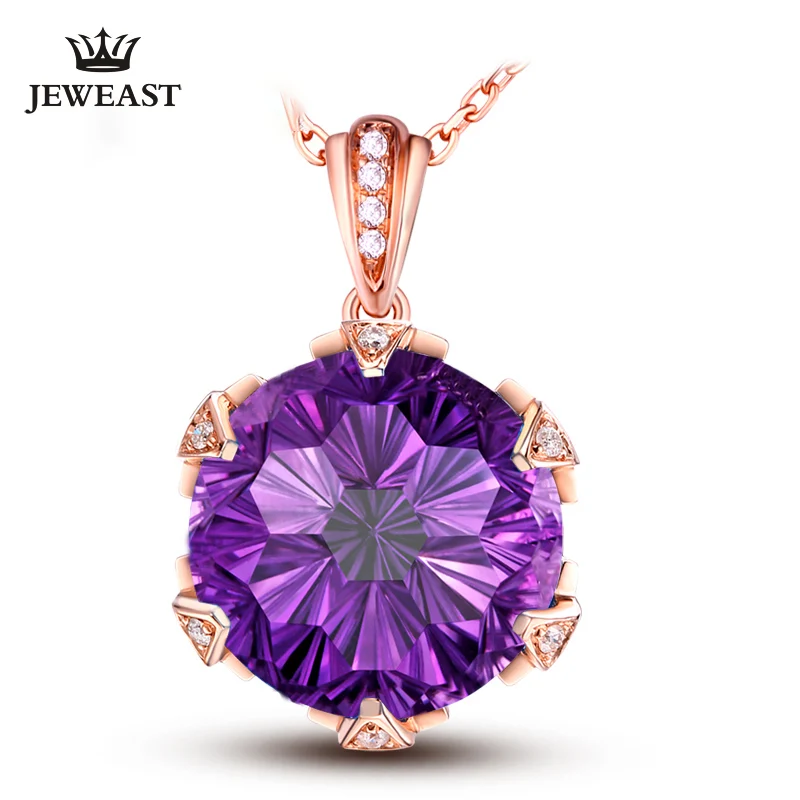 Natural Amethyst 18K Pure Gold Pendant Real AU 750 Solid Gold Upscale Trendy Classic Party Fine Jewelry Hot Sell New 2019
Natural Amethyst 18K Pure Gold Pendant Real AU 750 Solid Gold Upscale Trendy Classic Party Fine Jewelry Hot Sell New 2019