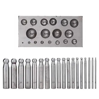 Practical 18PCS Punch Round Forming Set Jewelry Making Tools Gold Silver Copper High Quality Jewelry Making Tool Set For Jeweler
Practical 18PCS Punch Round Forming Set Jewelry Making Tools Gold Silver Copper High Quality Jewelry Making Tool Set For Jeweler