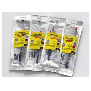 Orginal MECHANIC 100% Silver Conductive 0.2 0.3 0.4 1.0ML Glue Wire Electrically Paste Adhesive Paint PCB Repair
Orginal MECHANIC 100% Silver Conductive 0.2 0.3 0.4 1.0ML Glue Wire Electrically Paste Adhesive Paint PCB Repair