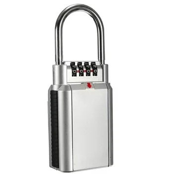 Silver 4 Digit Combination Password Safety Key Box Lock Padlock Storage Keys Organizer Zinc Alloy
Silver 4 Digit Combination Password Safety Key Box Lock Padlock Storage Keys Organizer Zinc Alloy