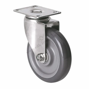 2PCS EDL Light 4 Inch Stainless Steel Casters Wheels 90Kg Polyurethane Wheels Castors Plate Bearing Brake Industrial for trolley
2PCS EDL Light 4 Inch Stainless Steel Casters Wheels 90Kg Polyurethane Wheels Castors Plate Bearing Brake Industrial for trolley
