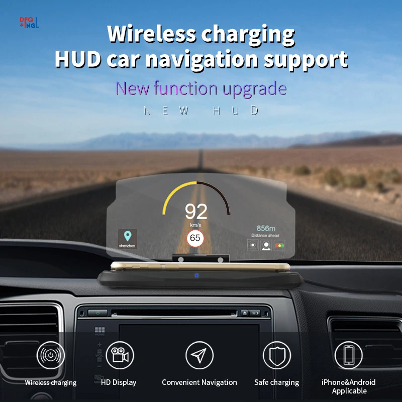 2 In 1 HUD Car Wireless Charger Car Mobile Phone GPS Navigation Holder Stand Projector Bracket Support QI Fast Charging
2 In 1 HUD Car Wireless Charger Car Mobile Phone GPS Navigation Holder Stand Projector Bracket Support QI Fast Charging