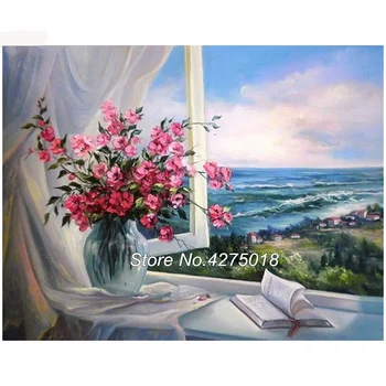 Needlework Full Diamond Embroidery Window flowers Diy Diamond Painting Cross Stitch 5D Diamond Mosaic Crafts CX900
Needlework Full Diamond Embroidery Window flowers Diy Diamond Painting Cross Stitch 5D Diamond Mosaic Crafts CX900