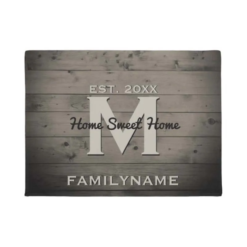 Modern Rustic Wood Family Logo Vintage Doormat Home Decoration Entry Non-slip Door Mat Rubber Washable Floor Home Rug Carpet
Modern Rustic Wood Family Logo Vintage Doormat Home Decoration Entry Non-slip Door Mat Rubber Washable Floor Home Rug Carpet