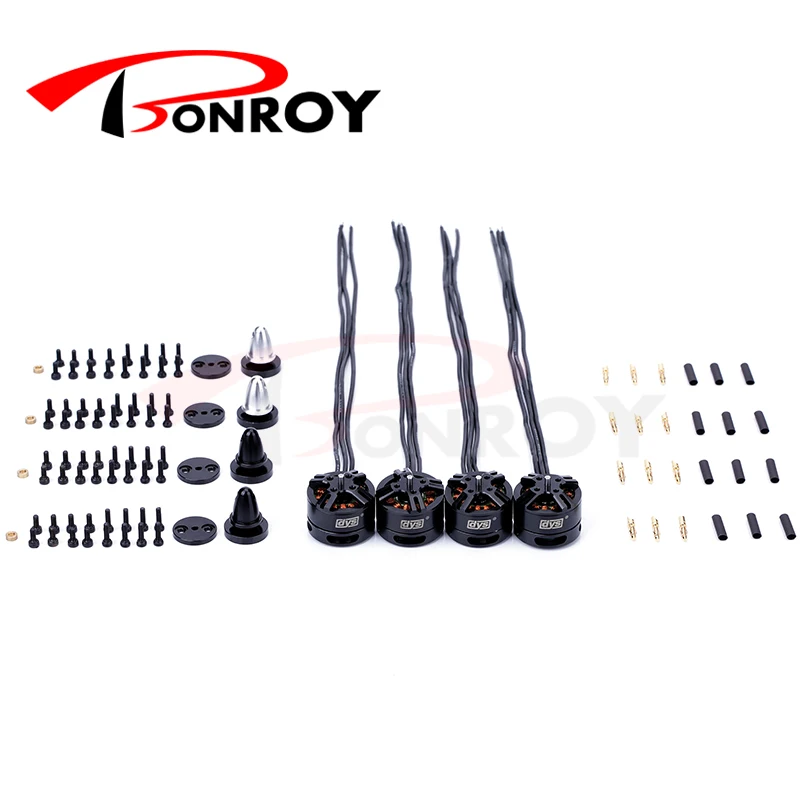 

4 PCS DYS BE1806 2300KV F1806 Motor Power Pack Set for 250 Mini Racing Drone Quad