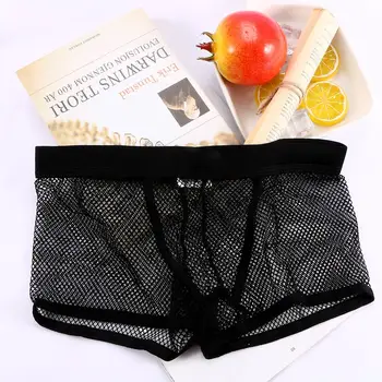 Men Panties Underwear Transparent Net Mesh Bikini Briefs Underwear Bulge Underpants Low Waist Brief Sexy Men Intimates
Men Panties Underwear Transparent Net Mesh Bikini Briefs Underwear Bulge Underpants Low Waist Brief Sexy Men Intimates