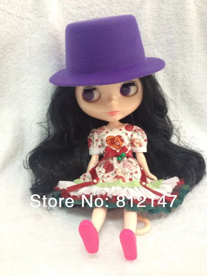 Кукольная шапка Blyth фиолетовая|blythe doll hat|doll hatblythe hat |