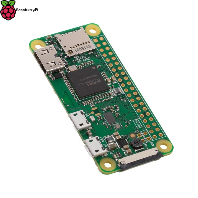 Беспроводная Raspberry Pi Zero W 0 с Wi Fi и Bluetooth 1 ГГц процессор 512 МБ ОЗУ Linux OS 1080P HD видео