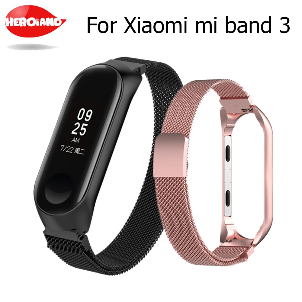 For Mi Band3 Wrist Strap Metal Screwless Stainless Steel For Xiaomi Mi Band 3 Strap Bracelet Miband 3 Wristband Pulseira Miband3
For Mi Band3 Wrist Strap Metal Screwless Stainless Steel For Xiaomi Mi Band 3 Strap Bracelet Miband 3 Wristband Pulseira Miband3