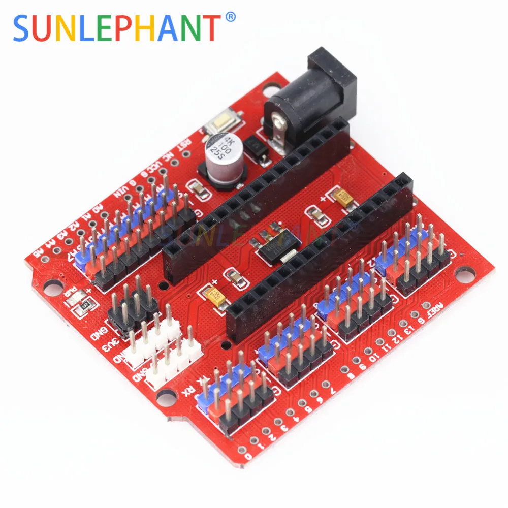 NANO I/O IO Expansion Sensor Shield Module For UNO R3 Nano V3.0 3.0 Controller Compatible Board I2C PWM Interface 3.3V
NANO I/O IO Expansion Sensor Shield Module For UNO R3 Nano V3.0 3.0 Controller Compatible Board I2C PWM Interface 3.3V