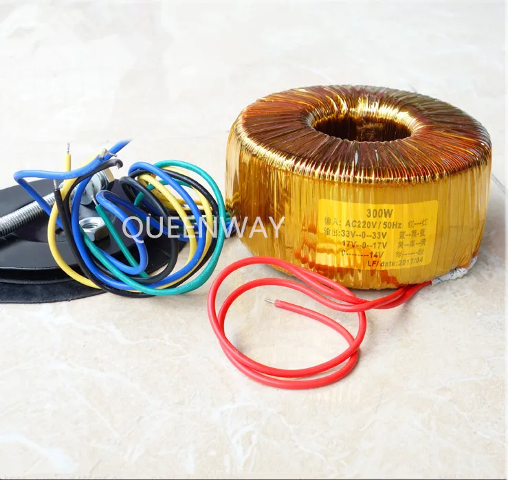 T-004 300w 33vx2 17vx2 14vx1 тороидальный трансформатор из чистой меди Неразбитые кремния