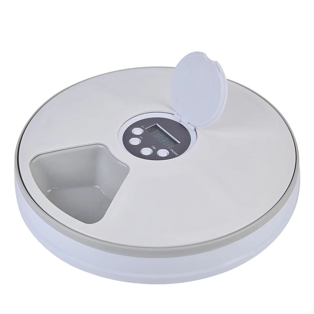 6 Grid Automatic Electric Stainless Steel Drinking Dogs Food Bowl Round Cats Wet Digital Timing Music Reminding Home Pet Feeder
6 Grid Automatic Electric Stainless Steel Drinking Dogs Food Bowl Round Cats Wet Digital Timing Music Reminding Home Pet Feeder