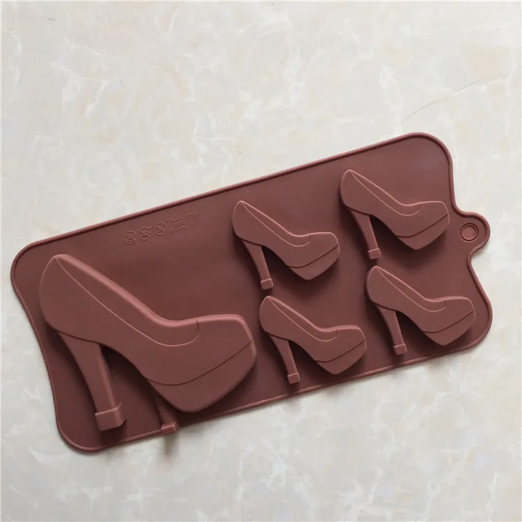 Фото Поликарбонатная форма для шоколада на высоком каблуке конфет 3D | Дом и сад