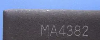 MA4382 STK756 SH3078 BP5935B
MA4382 STK756 SH3078 BP5935B