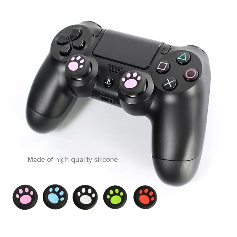 2019 Wholesale 1.3cm Cute Cat Paw Soft Silicone Game Joystick Thumb Grip Caps Cover For PS3 PS4 Xbox One/360 Controller
2019 Wholesale 1.3cm Cute Cat Paw Soft Silicone Game Joystick Thumb Grip Caps Cover For PS3 PS4 Xbox One/360 Controller