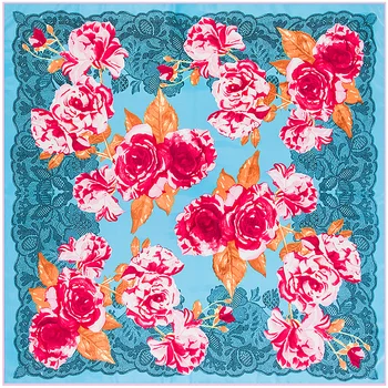 POBING Twill Silk Scarf 2017 Luxury Brand Floral Muslim Headscarf 100cm*100cm Square Scarf Neckerchief Office Lady Foulard Shawl
POBING Twill Silk Scarf 2017 Luxury Brand Floral Muslim Headscarf 100cm*100cm Square Scarf Neckerchief Office Lady Foulard Shawl