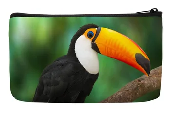 Tropical Rainforest Cute Toucan Bird Print Customized Small Cosmetic Bag Wristlet Makeup Bags
Tropical Rainforest Cute Toucan Bird Print Customized Small Cosmetic Bag Wristlet Makeup Bags