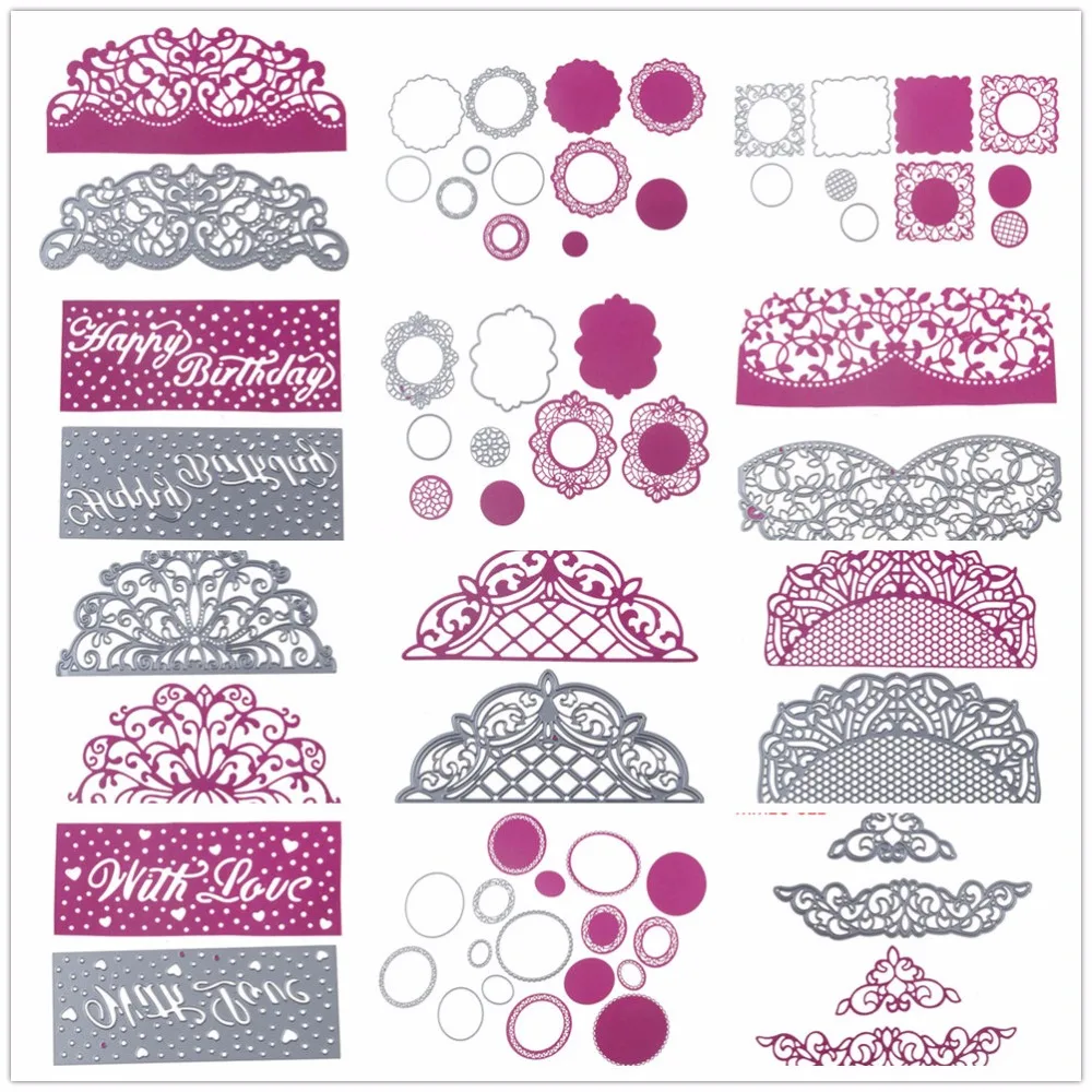 DIY Cutting Dies Stencils Carbon steel Die Scrapbooking Decor Invitation Cards Embossing Dies Cut handicrafts 17 Stlyes
DIY Cutting Dies Stencils Carbon steel Die Scrapbooking Decor Invitation Cards Embossing Dies Cut handicrafts 17 Stlyes
