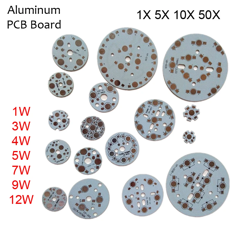 1/5/10/50pcs DIY 1W/3W/4W/5W/7W/9W/12W Aluminum Base for Spolight Plate Heat Sink Substrate Lamp Panel LED PCB Board
1/5/10/50pcs DIY 1W/3W/4W/5W/7W/9W/12W Aluminum Base for Spolight Plate Heat Sink Substrate Lamp Panel LED PCB Board
