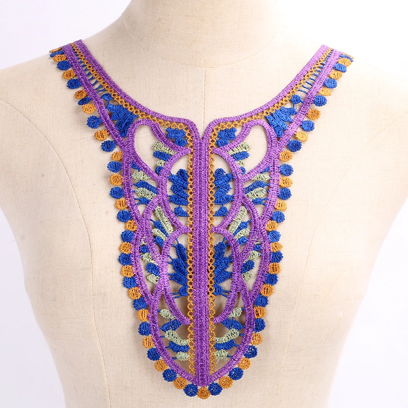 1 pc Embroidery Purple Floral Lace Neckline Fabric, Flower Vine Decor DIY Collar Lace Fabrics for Sewing Supplies Craft NL039
1 pc Embroidery Purple Floral Lace Neckline Fabric, Flower Vine Decor DIY Collar Lace Fabrics for Sewing Supplies Craft NL039