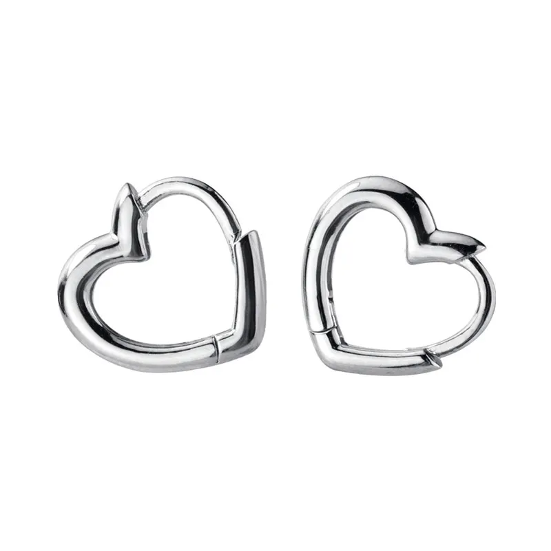 925 Sterling Silver Heart Small Hoop Earrings For Women Ladies Ear Rings Clip Simple Round Circle Earrings Fashion Jewelry
925 Sterling Silver Heart Small Hoop Earrings For Women Ladies Ear Rings Clip Simple Round Circle Earrings Fashion Jewelry