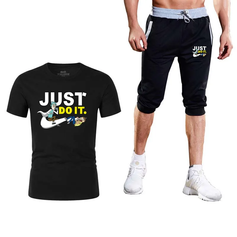 Fashion Cool Sets Mens Summer Gyms Casual cute T Shirt+Pants Gyms Fitness Bodybuilding Muscle Male Short Shirts Men's Sets
Fashion Cool Sets Mens Summer Gyms Casual cute T Shirt+Pants Gyms Fitness Bodybuilding Muscle Male Short Shirts Men's Sets