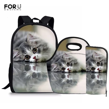 FORUDESIGNS Children Schoolbags for Girls Primary School Book Bag Sac Enfant Children School Bags Kitten Cat Printing Backpack
FORUDESIGNS Children Schoolbags for Girls Primary School Book Bag Sac Enfant Children School Bags Kitten Cat Printing Backpack