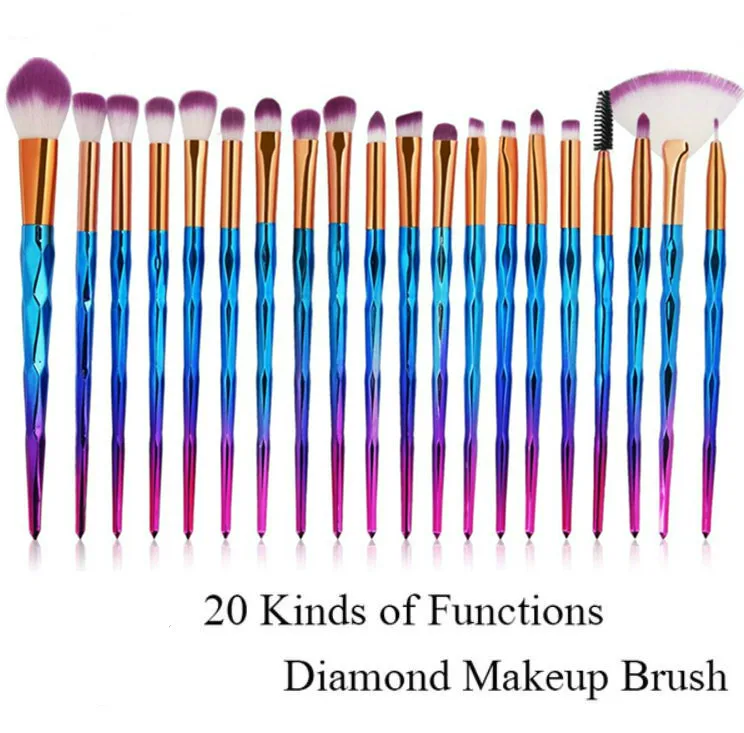 4/7/10/20Pcs Diamond Makeup Brushes Set Plating Powder Foundation Blush Blending Eye shadow Lip Cosmetic Beauty Brush Tool
4/7/10/20Pcs Diamond Makeup Brushes Set Plating Powder Foundation Blush Blending Eye shadow Lip Cosmetic Beauty Brush Tool
