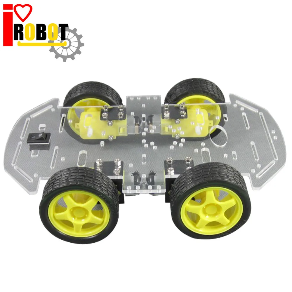 Rotoup B01 New Double Strong Motor Smart Robot Car Chassis 4WD Assembly Kit with Speed Encoder Battery Box 4 Wheel Drive #RBP009 Rotoup B01 New Double Strong Motor Smart Robot Car Chassis 4WD Assembly Kit with Speed Encoder Battery Box 4 Wheel Drive #RBP009<br><br>Aliexpress