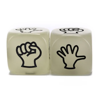 2pcs Noctilucent Dice 6 Side Light luminous Toy Fun Board Game KTV Night Bar Entertainment Game Dice
2pcs Noctilucent Dice 6 Side Light luminous Toy Fun Board Game KTV Night Bar Entertainment Game Dice