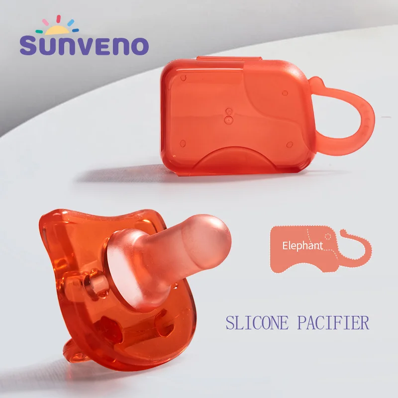 Sunveno Infant Silicone Pacifier Baby Nipples Teether Safe Feeder Boys Girls Dummy Pacifier Nipple Newborn Kids 0-36Months
Sunveno Infant Silicone Pacifier Baby Nipples Teether Safe Feeder Boys Girls Dummy Pacifier Nipple Newborn Kids 0-36Months
