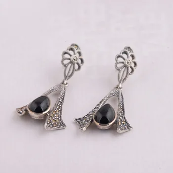 The golden deer S925 silver antique style for women Thai silver wholesale agate Mosaic leaf earrings gift
The golden deer S925 silver antique style for women Thai silver wholesale agate Mosaic leaf earrings gift