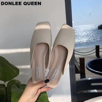 Spring Flat Women Slippers Solid Color Slip On Mules Outdoor Slipper Shoes Women Slides Beach Flip Flops Casual zapatillas mujer 
Spring Flat Women Slippers Solid Color Slip On Mules Outdoor Slipper Shoes Women Slides Beach Flip Flops Casual zapatillas mujer