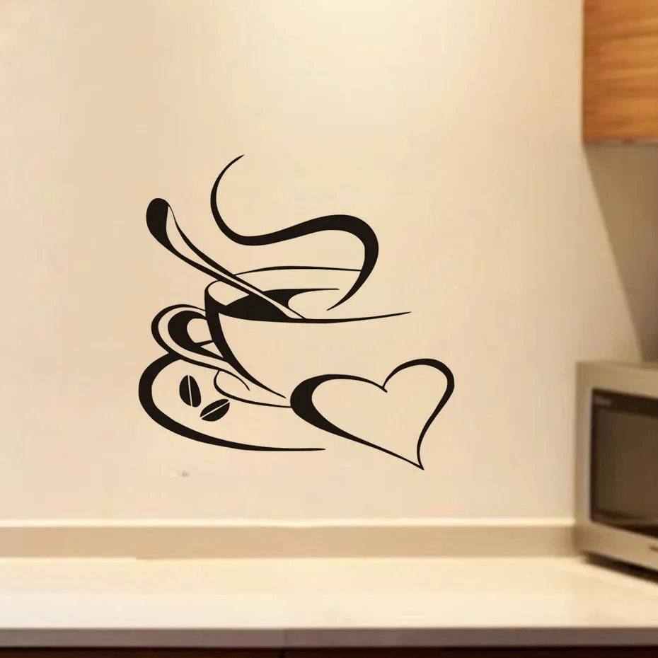 New Arrival Coffee Cup Silhouette Wall Decal Removable Cute Coffee Cup Wall Sticker Kitchen Restaurant Vinyl Wall Stickers
New Arrival Coffee Cup Silhouette Wall Decal Removable Cute Coffee Cup Wall Sticker Kitchen Restaurant Vinyl Wall Stickers