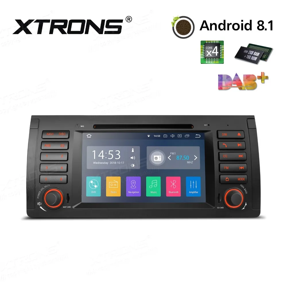 XTRONS 1 Din 7" Android 8.1 Car DVD Player Radio RDS CANbus OBD WIFI GPS for BMW X5 E53 1999 2000 2001 2002 2003 2004 2005 2006
XTRONS 1 Din 7" Android 8.1 Car DVD Player Radio RDS CANbus OBD WIFI GPS for BMW X5 E53 1999 2000 2001 2002 2003 2004 2005 2006