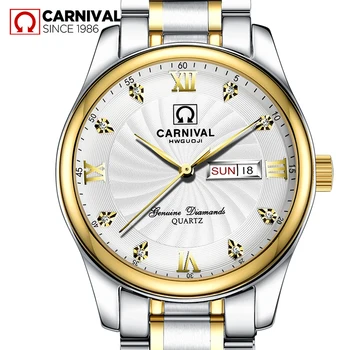 Relojes Hombre 2018 Mens Watches Top Brand Luxury Carnival Quartz Wristwatches Watch Men Stainless Steel Relogio Masculino Gift
Relojes Hombre 2018 Mens Watches Top Brand Luxury Carnival Quartz Wristwatches Watch Men Stainless Steel Relogio Masculino Gift