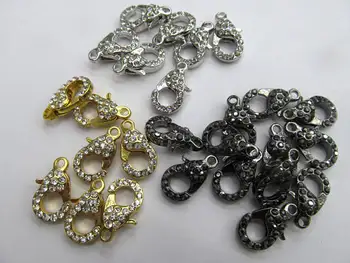 12pcs hematite pave clasp Micro Crystal Pave Diamond Clasps Jewelry Clasp Gunmetal Silver Rose Gold hematite Jewelry clasps 30-1
12pcs hematite pave clasp Micro Crystal Pave Diamond Clasps Jewelry Clasp Gunmetal Silver Rose Gold hematite Jewelry clasps 30-1