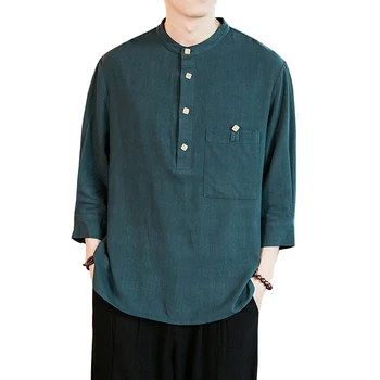 Plus Size XXXXXL 3/4 Sleeve Man Tang Suit Traditional Chinese Clothes Tang Suit Top Men Kung Fu Uniform Outfit Clothing For Men
Plus Size XXXXXL 3/4 Sleeve Man Tang Suit Traditional Chinese Clothes Tang Suit Top Men Kung Fu Uniform Outfit Clothing For Men