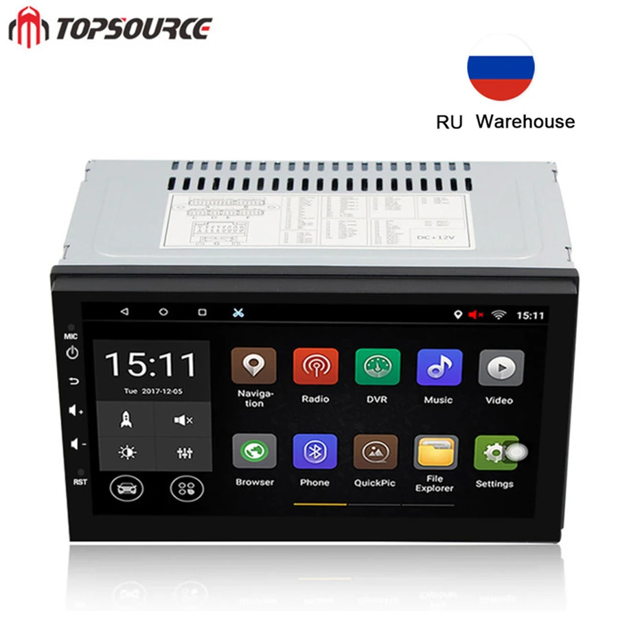 TOPSOURCE Universal 7" 2 din Car DVD Player Radio Rds GPS Navigation WIFI Bluetooth Android Quad Core 1G/16G Central Multimidia
TOPSOURCE Universal 7" 2 din Car DVD Player Radio Rds GPS Navigation WIFI Bluetooth Android Quad Core 1G/16G Central Multimidia