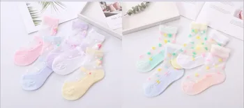 DHL 200set 5pair/set Spring Summer Kids Lace Crystal Socks Ultra-thin Breathable Girls Fruit Print Baby Socks
DHL 200set 5pair/set Spring Summer Kids Lace Crystal Socks Ultra-thin Breathable Girls Fruit Print Baby Socks