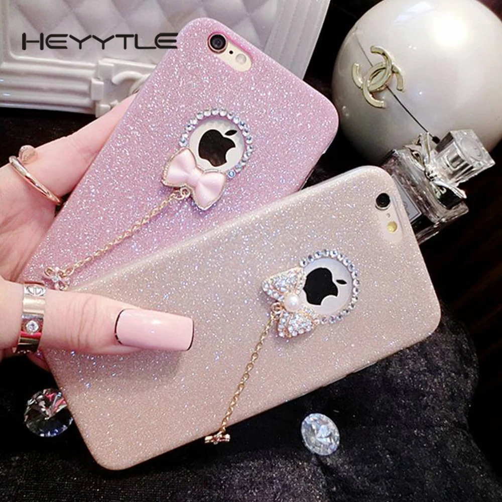 Heyytle Glitter Phone Case For Apple iPhone X 8 7 6S 6 Plus Shining Bow Tie Pendant Ultra-thin Coque Cute Back Soft Cover Cases
Heyytle Glitter Phone Case For Apple iPhone X 8 7 6S 6 Plus Shining Bow Tie Pendant Ultra-thin Coque Cute Back Soft Cover Cases