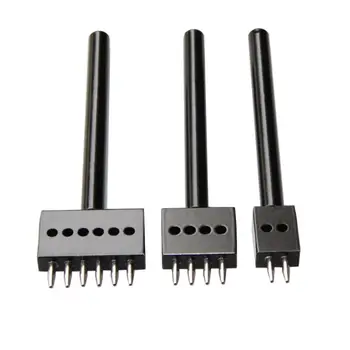 4mm Leather Hole Punches Tool 1mm Diameter Round Row Punches Drilling Tools 2/4/6 Prong Belt Holes Making Hand Tools
4mm Leather Hole Punches Tool 1mm Diameter Round Row Punches Drilling Tools 2/4/6 Prong Belt Holes Making Hand Tools