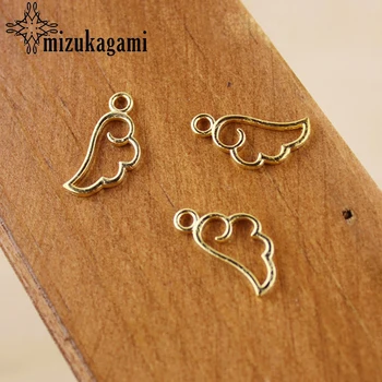 100pcs/lot Zinc Alloy Charms Wings Metal Frame Pendant Gold Charms Bezel Cabochon Setting UV Resin Charms For DIY Accessories
100pcs/lot Zinc Alloy Charms Wings Metal Frame Pendant Gold Charms Bezel Cabochon Setting UV Resin Charms For DIY Accessories